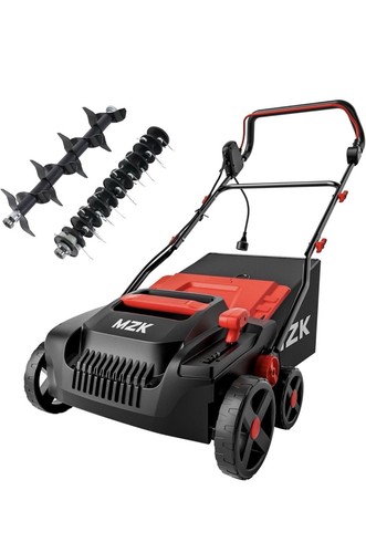 Lawn scarifier and - lawn,